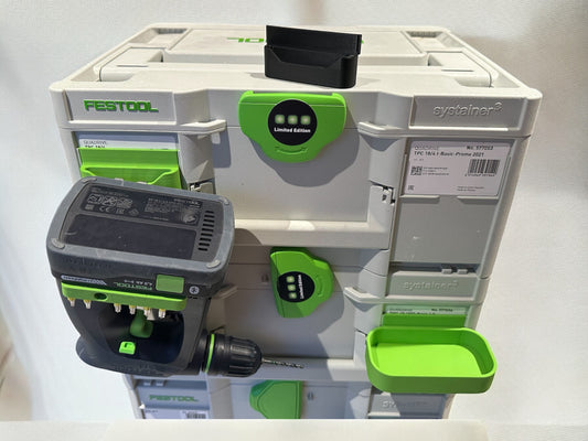 Akkuschrauber - Halterung für Festool Systainer SYS3 | Systainer | Maschinenhalter | Storage | Aufbewahrung | Shop organization