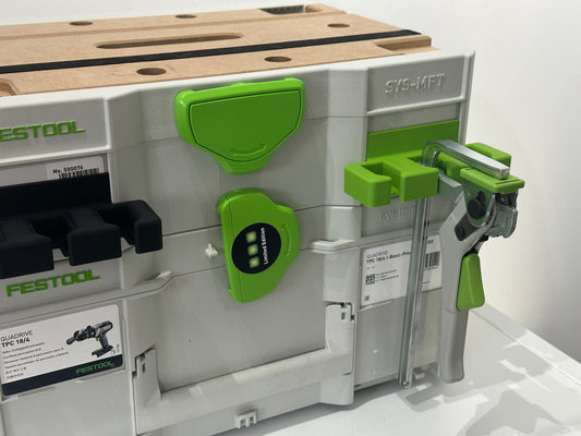 Halterung für FESTOOL Zwingen am Systainer SYS3 | FS-HZ | Schraubzwingen | Systainer | Clamp holder systainer | Systainerhalterung